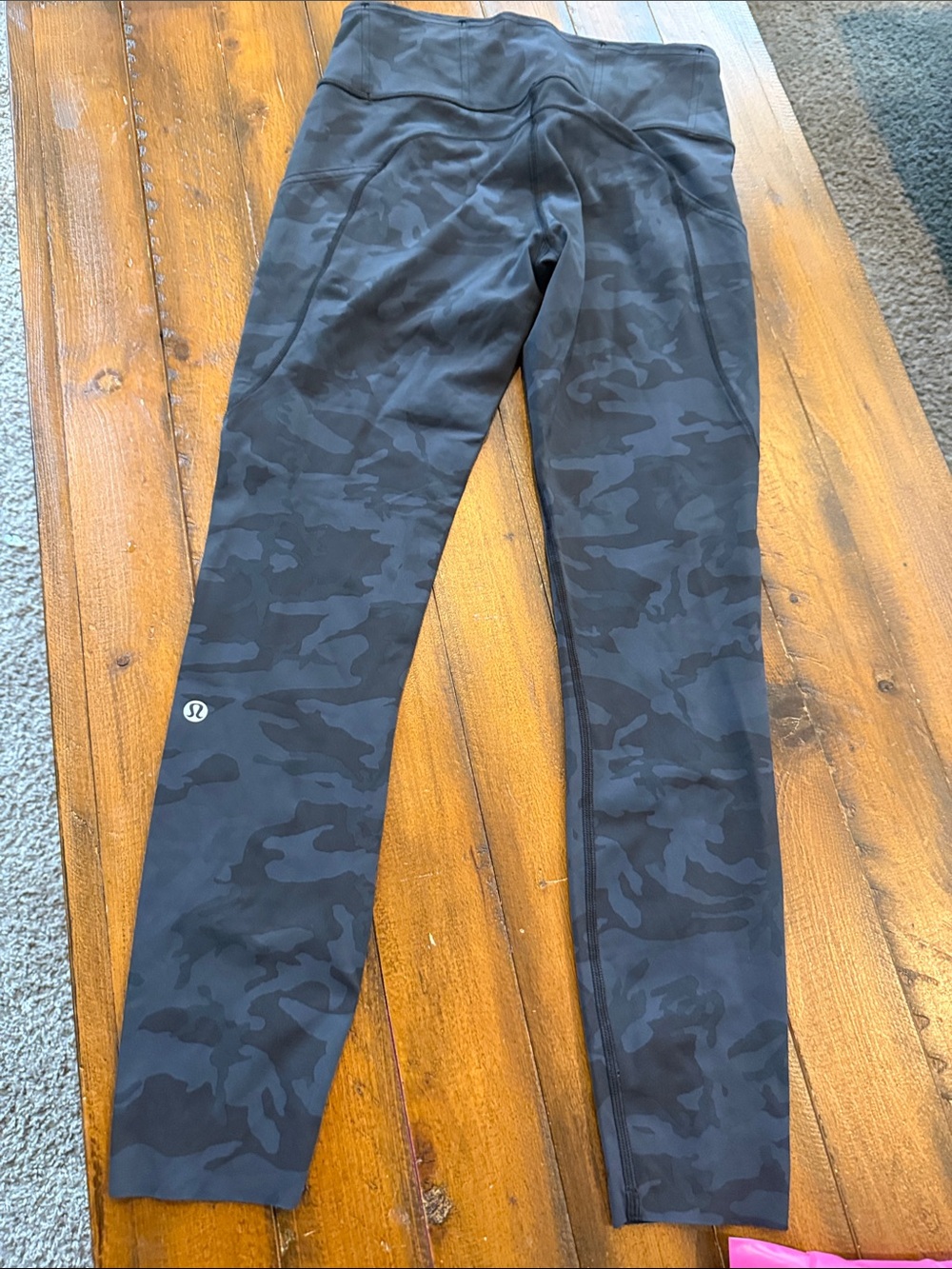 lululemon athletica women's Black Camo Jogger Tights
